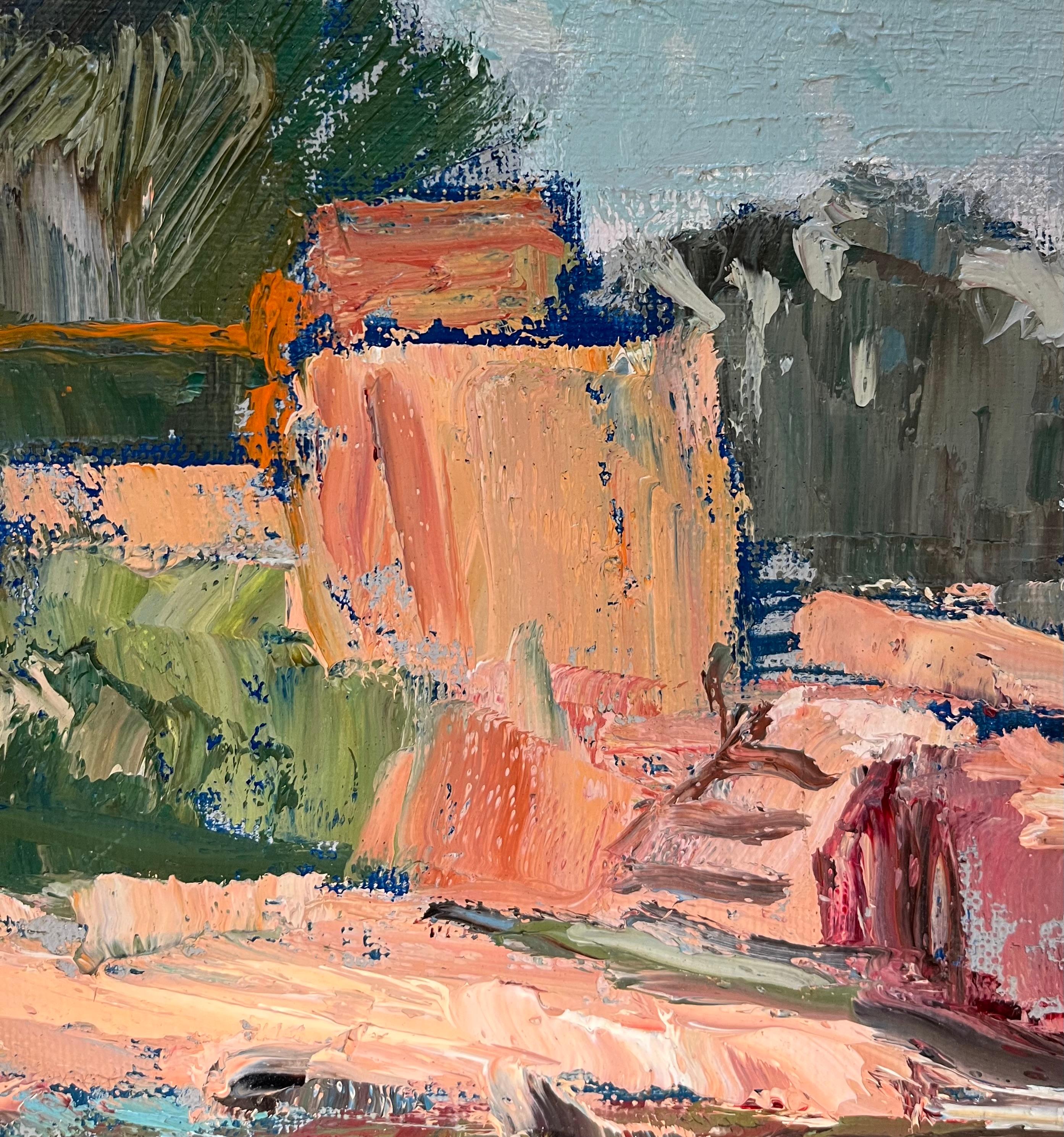 Costa de San Rafael de Ernest Voegeli - Óleo sobre lienzo 46x61 cm en venta 4
