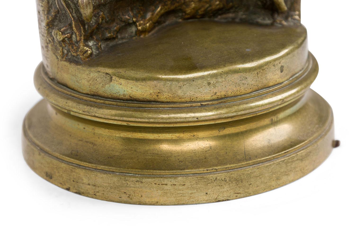 Ernest Wante Bronze Pierot and a Duck in vendita 3