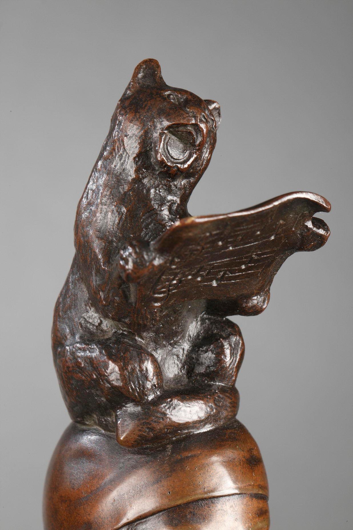 The vocal lesson - Other Art Style Sculpture by Ernest Wante
