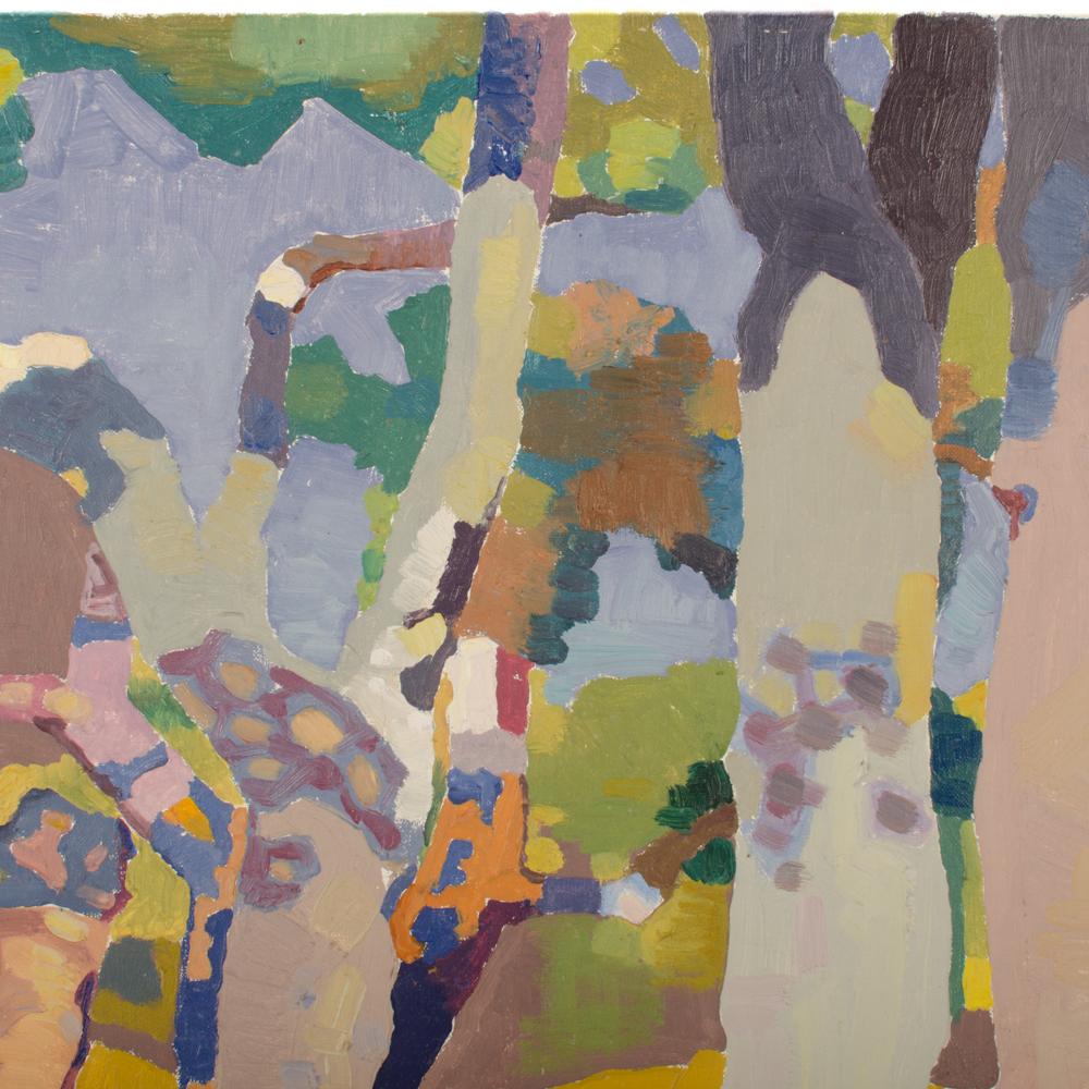 Ernest Yarrow-Jones „ Britisch“ „Les Chenes Liege“ Gemälde (Farbe) im Angebot