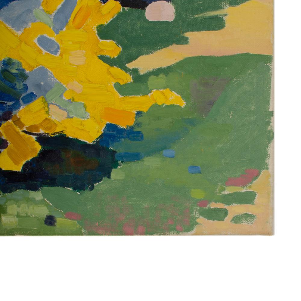 Toile Ernest Yarrow-Jones « Britannique », « Yellow Bush », peinture à l'huile en vente