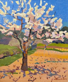 Ernest Yarrow Jones, Post-Impressionist view of Blossom in Corsica