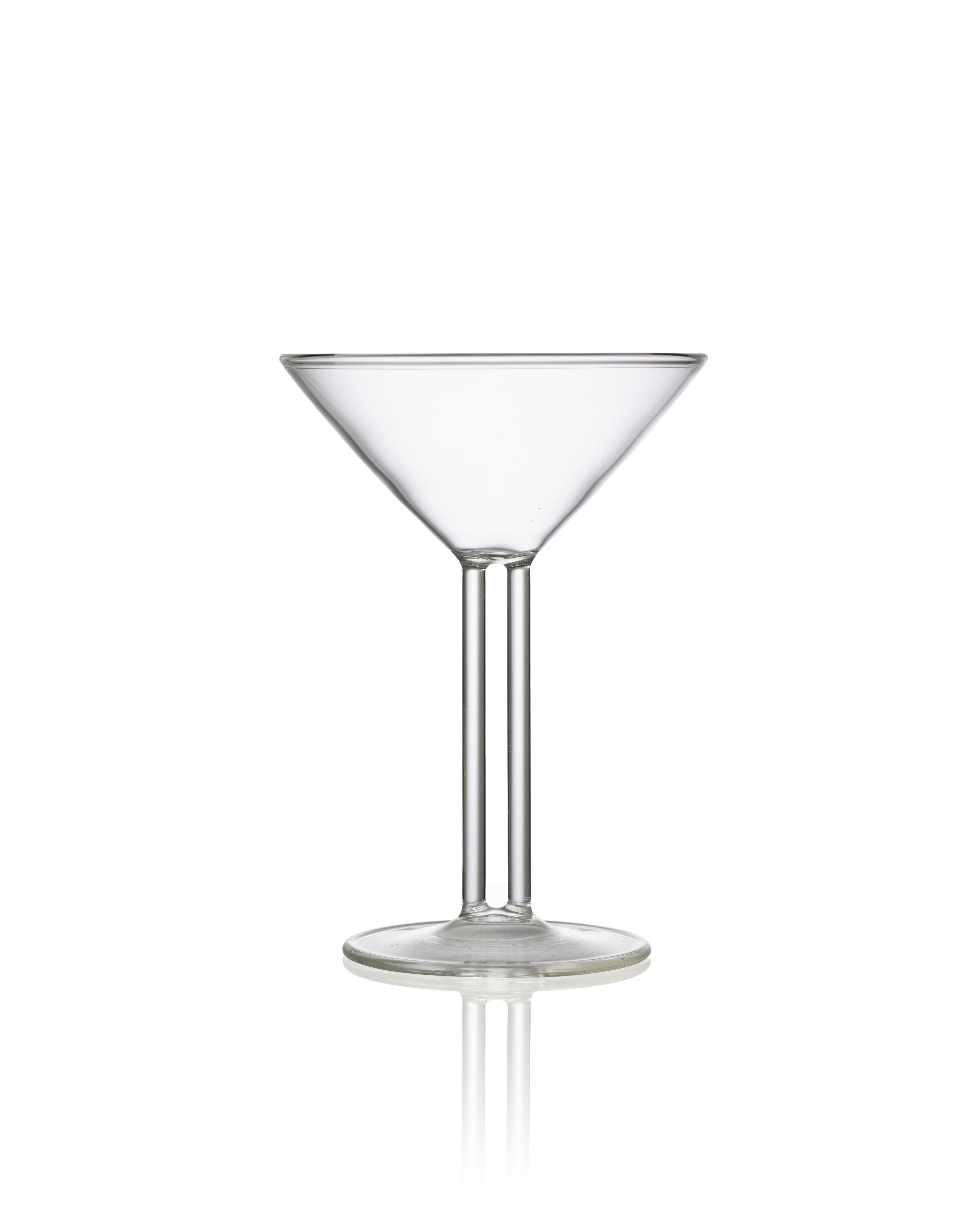 Fatto a mano Mini bicchieri da Martini Ernestine - Set di 4 - Vetreria ceca di Fferrone in vendita