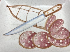 Ernestine of Salerno, Italian Majolica Serving Platter