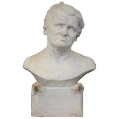 Ernestine Sirine-Real "Busto di donna", gesso non firmato