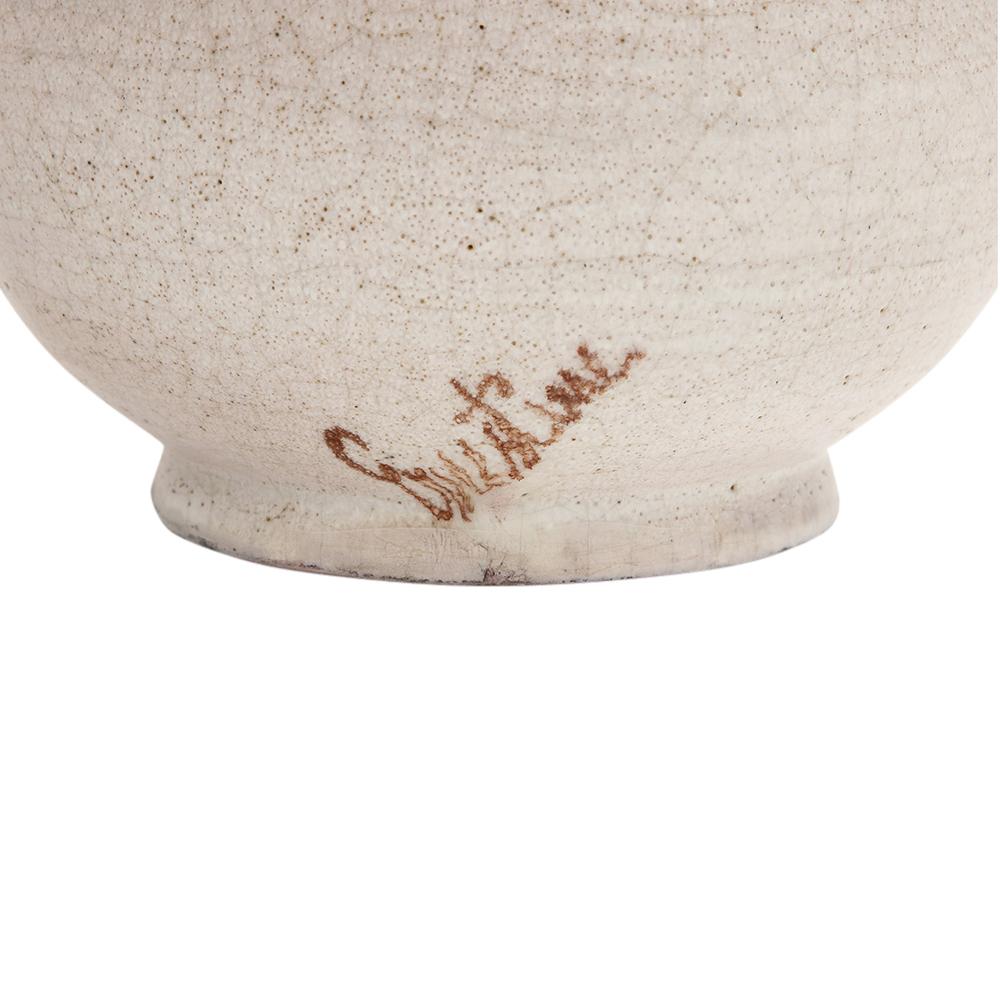 Ernestine Table Lamp, Ceramic, White, Signed 8