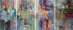Anton Bruckner, Symphony No.1, Quartett, Gemälde, Acryl auf Leinwand