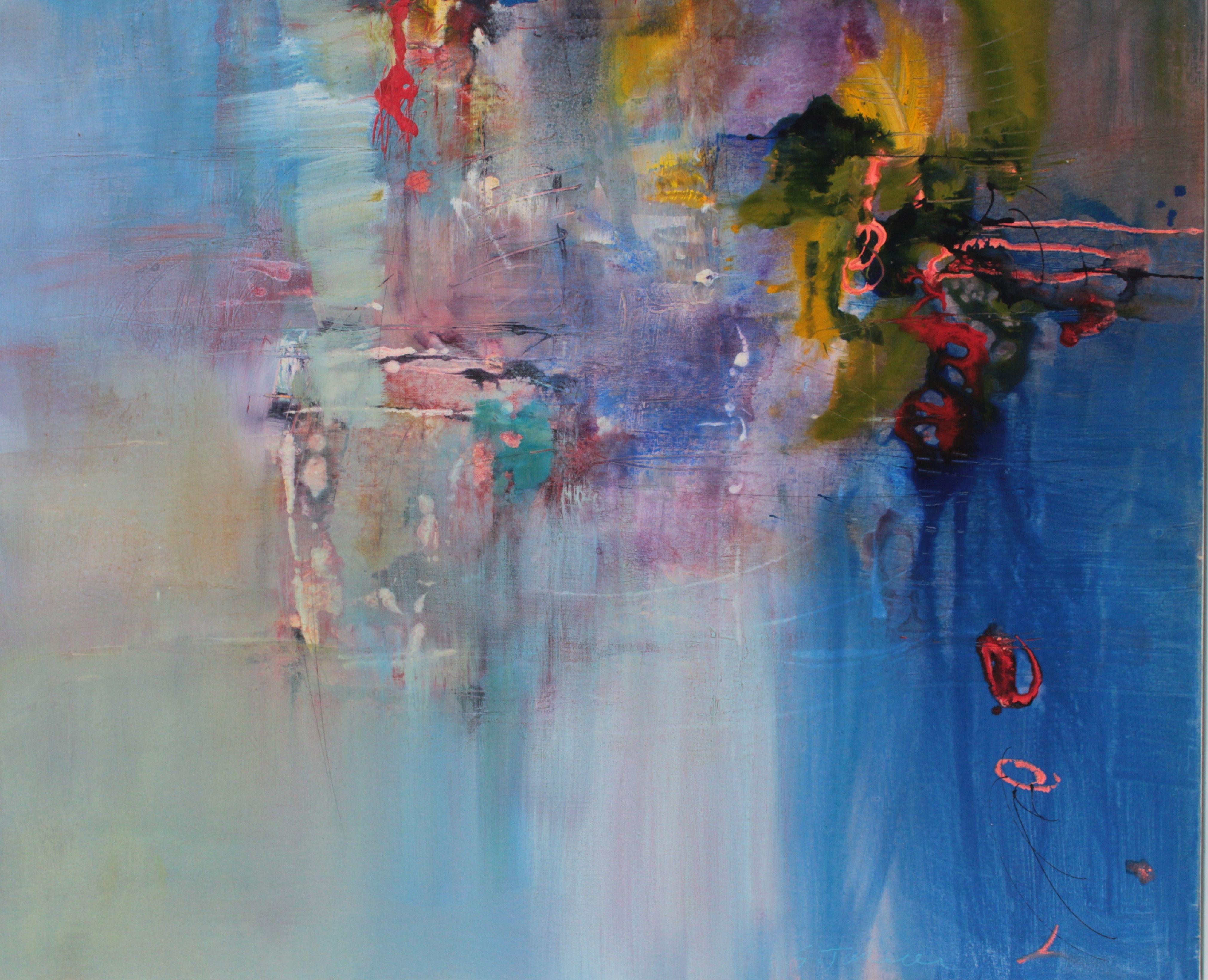 Richard Strauss, Metamorfosis, III, Pintura, Acrílico sobre lienzo - Painting Expresionismo abstracto de Ernestine Tahedl