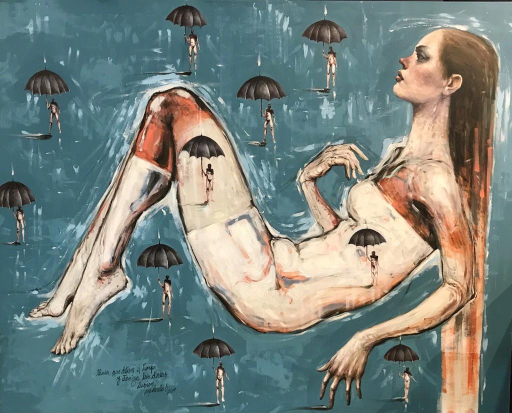 Ernesto Capdevila Nude Painting - Illusión