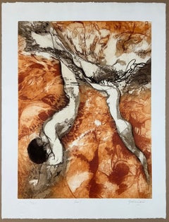 "Así!" (like that) 2001 original engraving hand signed 26x20 in Cuban Latin art