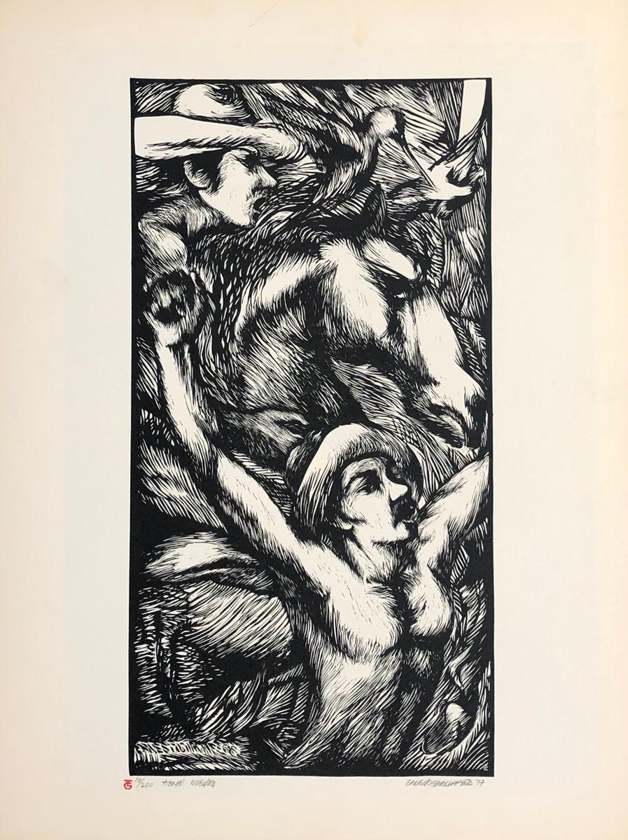 Ernesto García Peña, Untitled, 1978, Silkscreen, 23.5x17.6 in