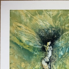 "¡Y ya!" (And that's it!), 2007 original engraving hand signed 24x18in Cuban art