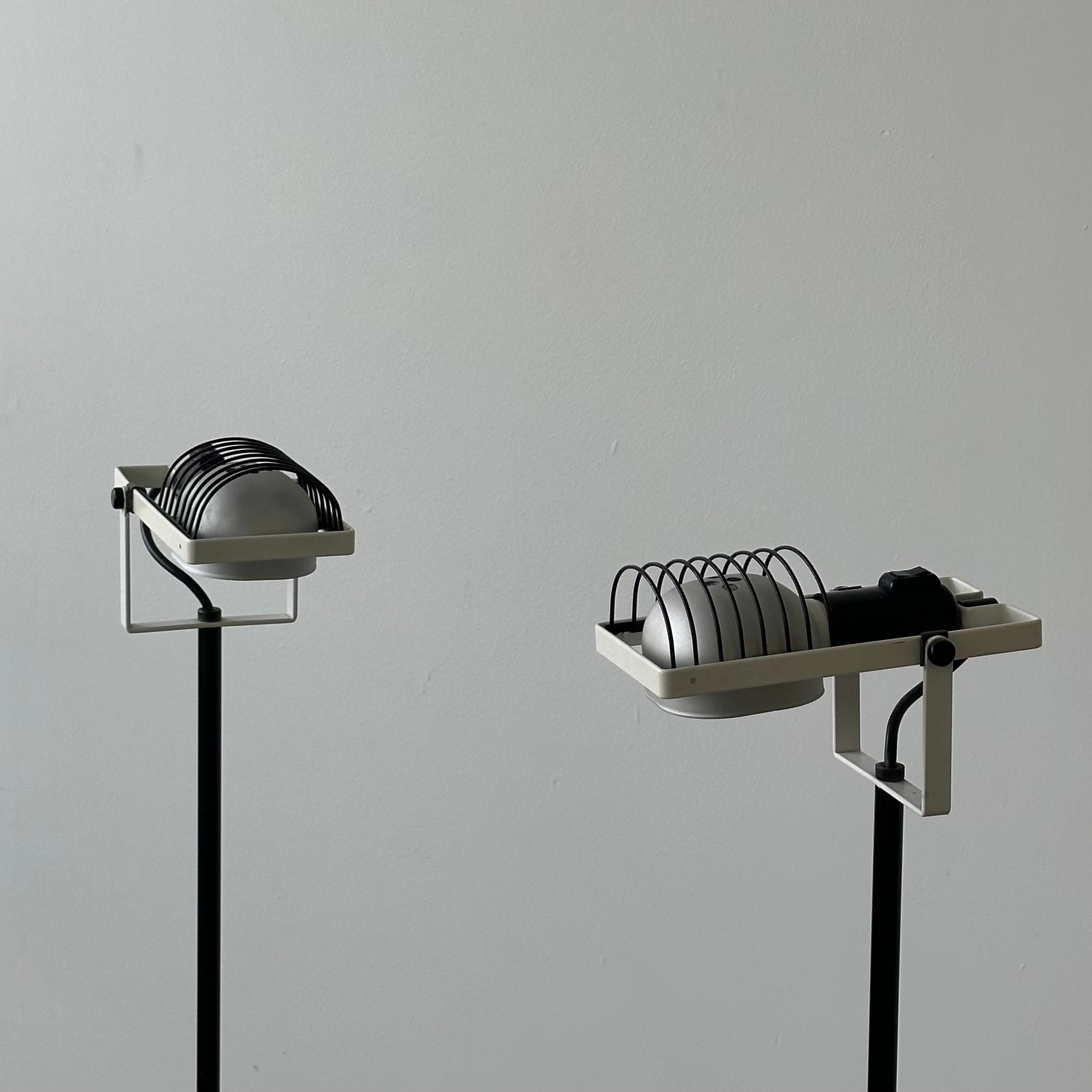 Italian Ernesto Gismondi Floor Lamps for Artemide, a pair For Sale