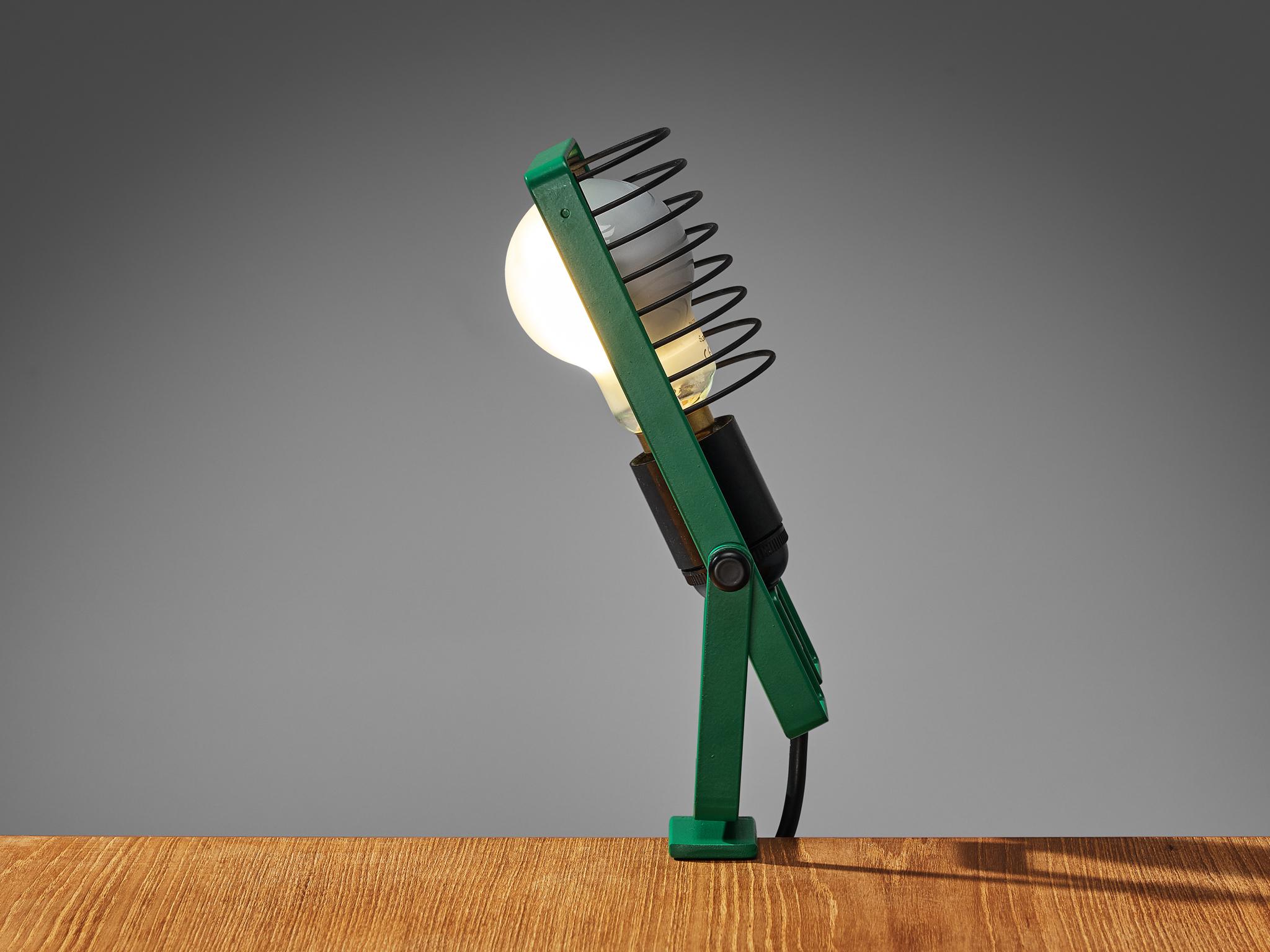 italien Ernesto Gismondi lampe 'Sintesi' en vert, première édition pour Artemide  en vente