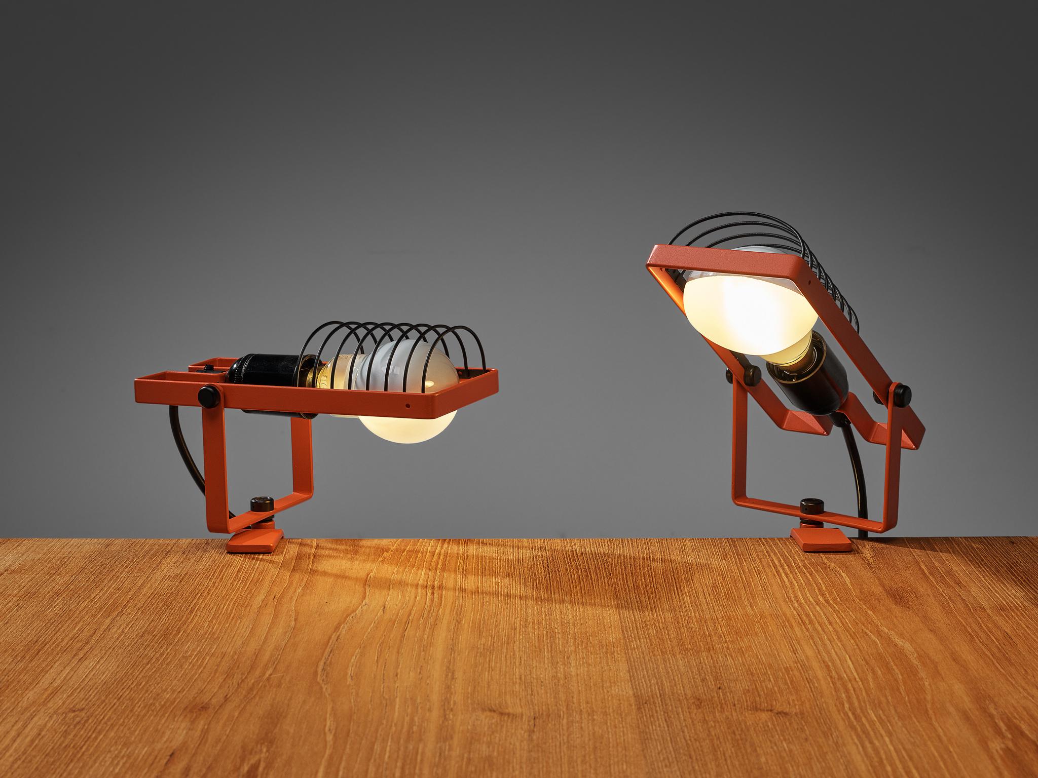 Ernesto Gismondi for Artemide First Edition 'Sintesi' Lamp in Red For Sale 5