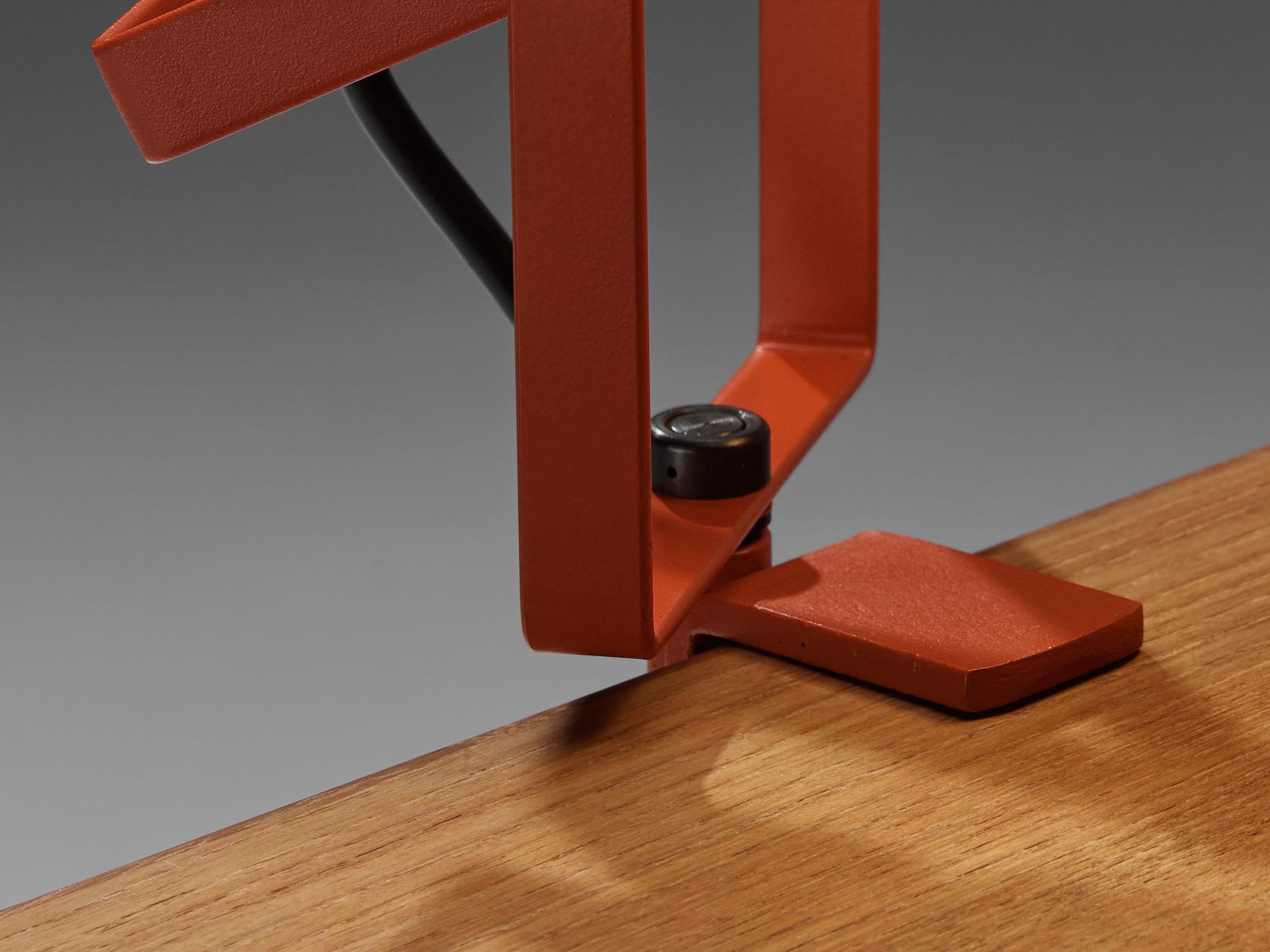 Italian Ernesto Gismondi for Artemide First Edition 'Sintesi' Lamp in Red For Sale