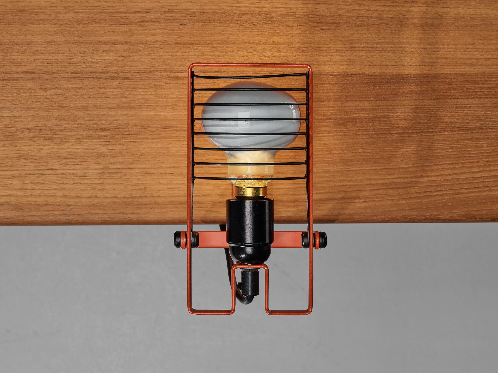 Ernesto Gismondi for Artemide First Edition 'Sintesi' Lamp in Red In Good Condition For Sale In Waalwijk, NL
