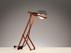 Ernesto Gismondi for Artemide Table Lamp 'Sintesi' in Red