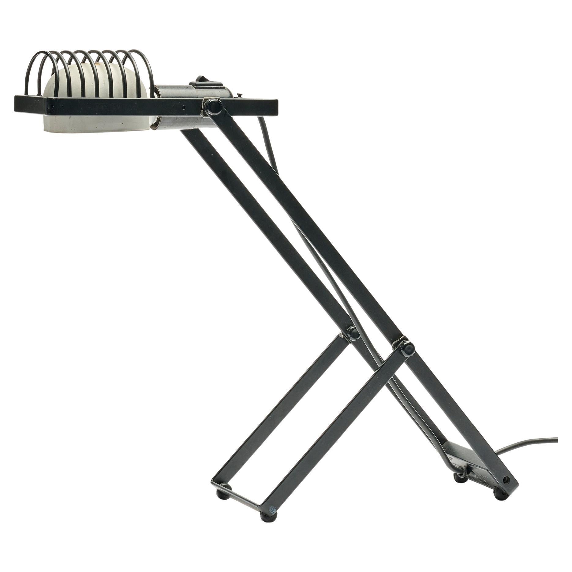 Ernesto Gismondi "Sintesi" Black Adjustable Task Lamp for Artemide, 1970s For Sale