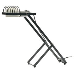 Ernesto Gismondi "Sintesi" Black Adjustable Task Lamp for Artemide, 1970s