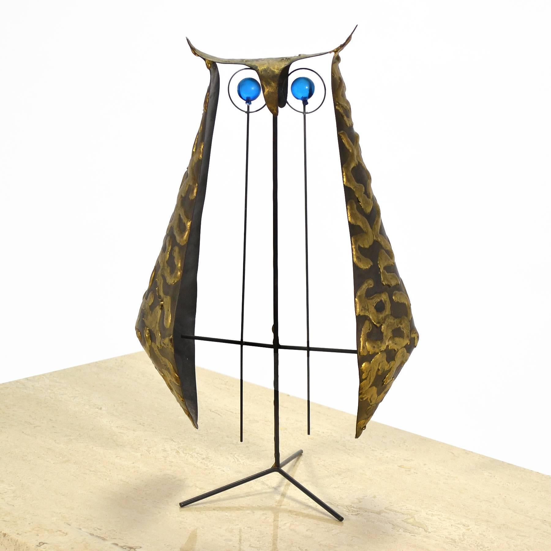 American Ernesto Gonzalez-Jerez Owl Sculpture