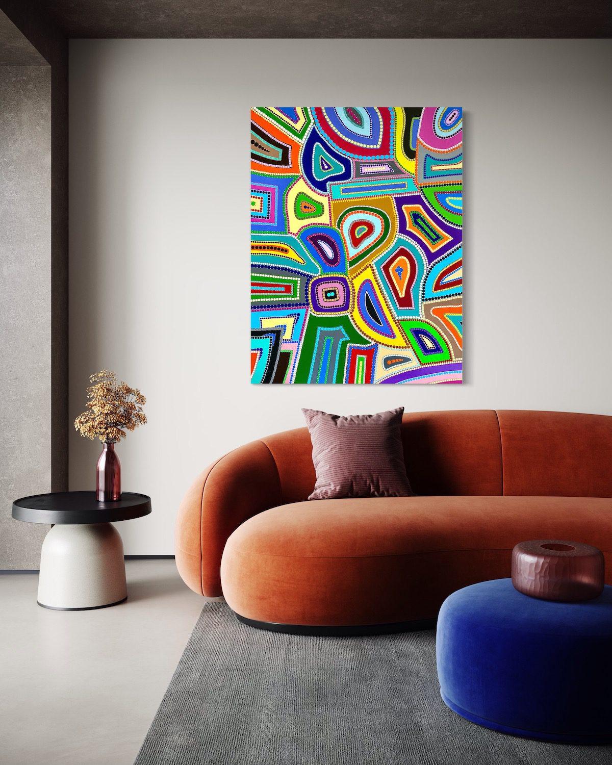 Magic Fields - Painting by Ernesto Guevara