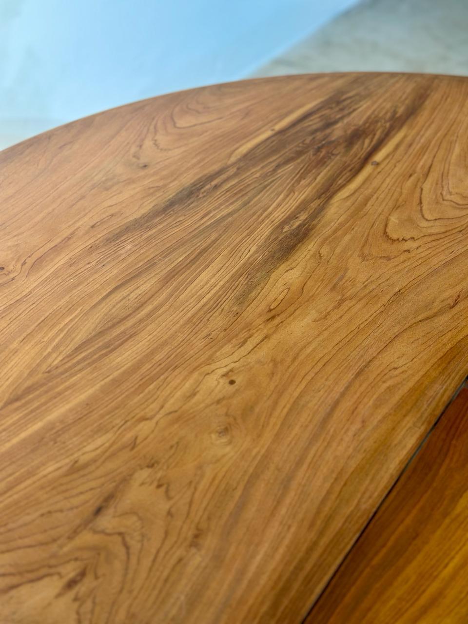 Milieu du XXe siècle Table de salle à manger extensible en bois d'Ernesto Hauner, de style Modernity du milieu du siècle dernier en vente