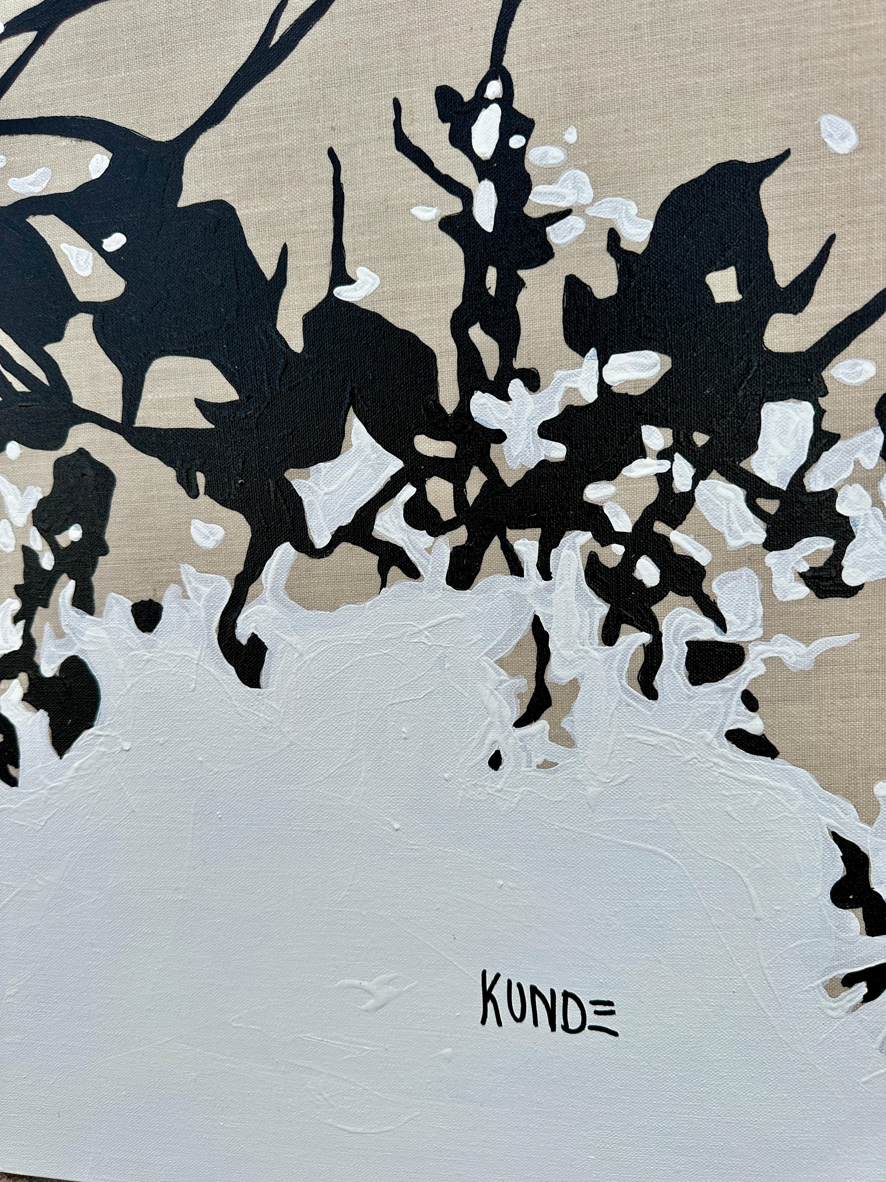  Ernesto Kunde, artiste brésilien-américain, peinture abstraite originale sur lin

Il s'agit d'une peinture acrylique abstraite originale sur toile de lin de l'artiste.  Artiste américano-brésilien Ernesto Kunde (né en 1973).  Ce grand tableau