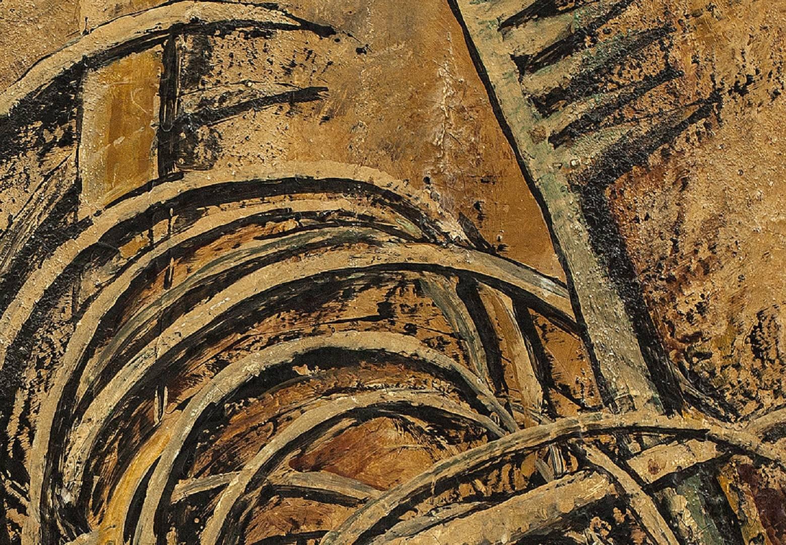 Pintura al Óleo Expresionista Abstracta 