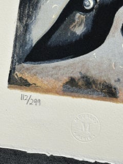 Amsterdam Litografía grande firmada de edición limitada