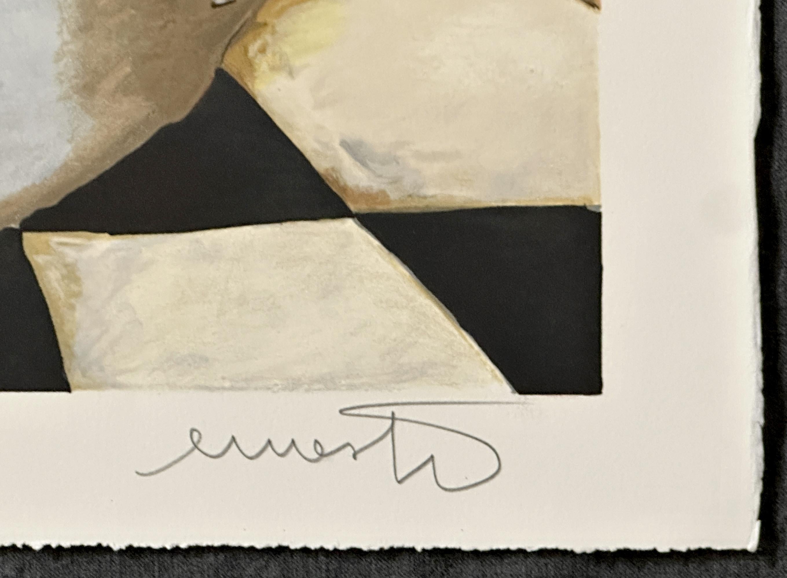 Ernesto Cognac's Parisian Impressions Signed Limited Edition Art Lithograph For Sale 3