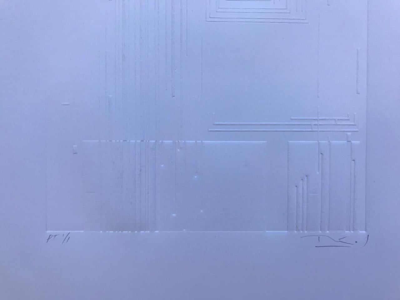 Ernesto Rios Artista Mexicano Original Firmado a Mano en relieve en venta 2