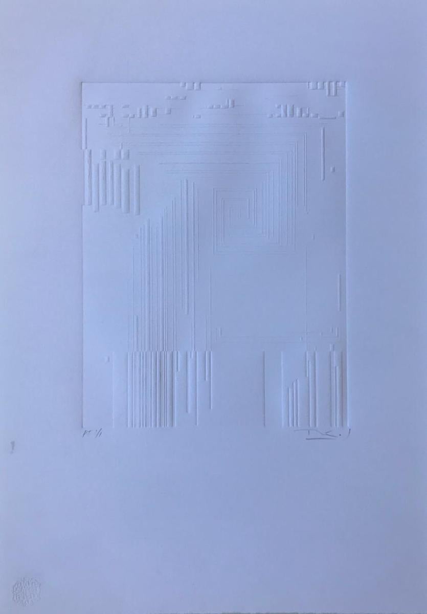 Ernesto Ríos (México, 1975)
Sin título", N/A
en relieve sobre papel
50 x 35,5 cm (19,7 x 14 pulg.)
Edición de 
IDENTIFICADOR: RIS-101
Firmado a mano por el autor