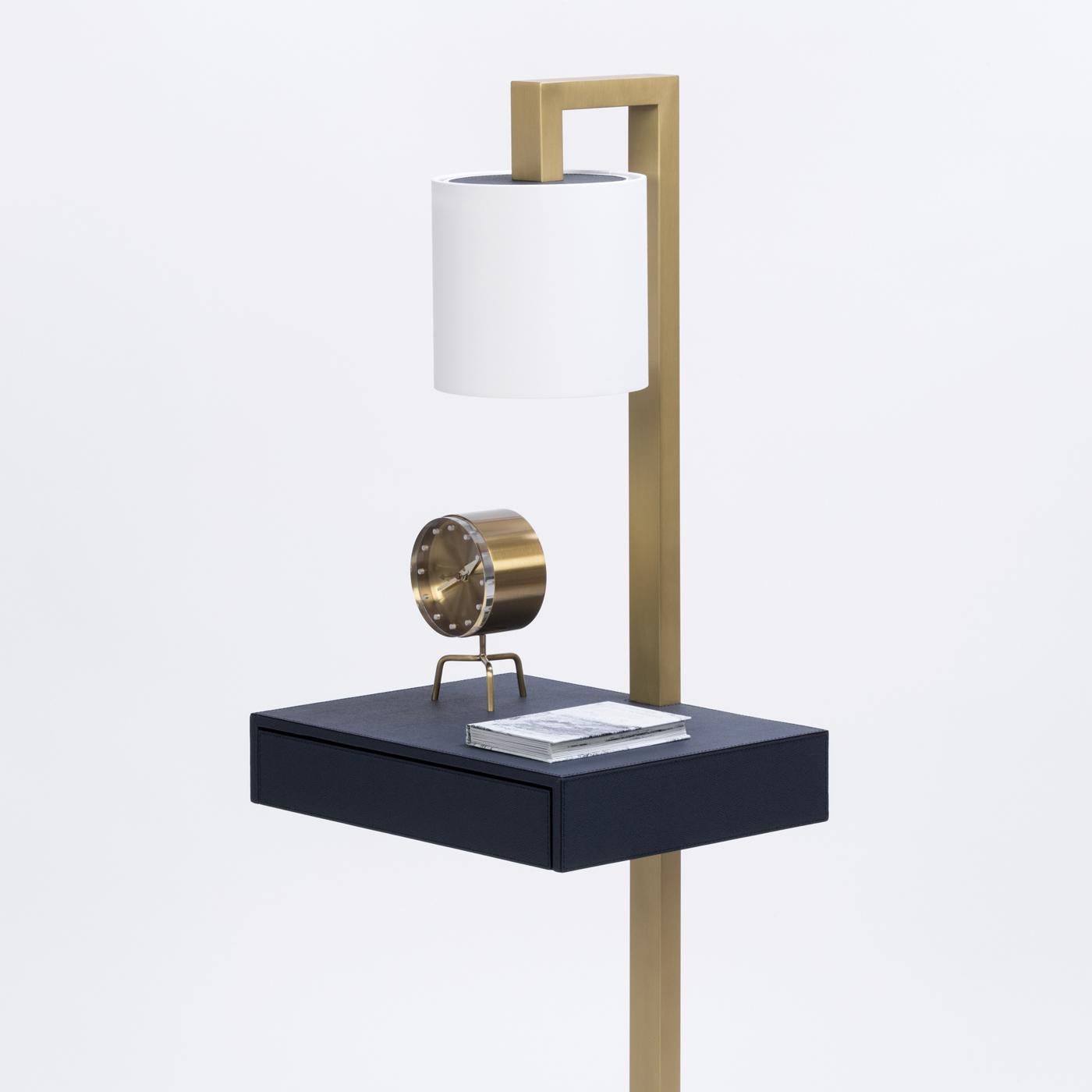 side table with lamp