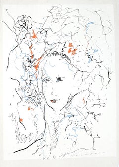 Figure - Original Screen Print by Ernesto Treccani - 1970s