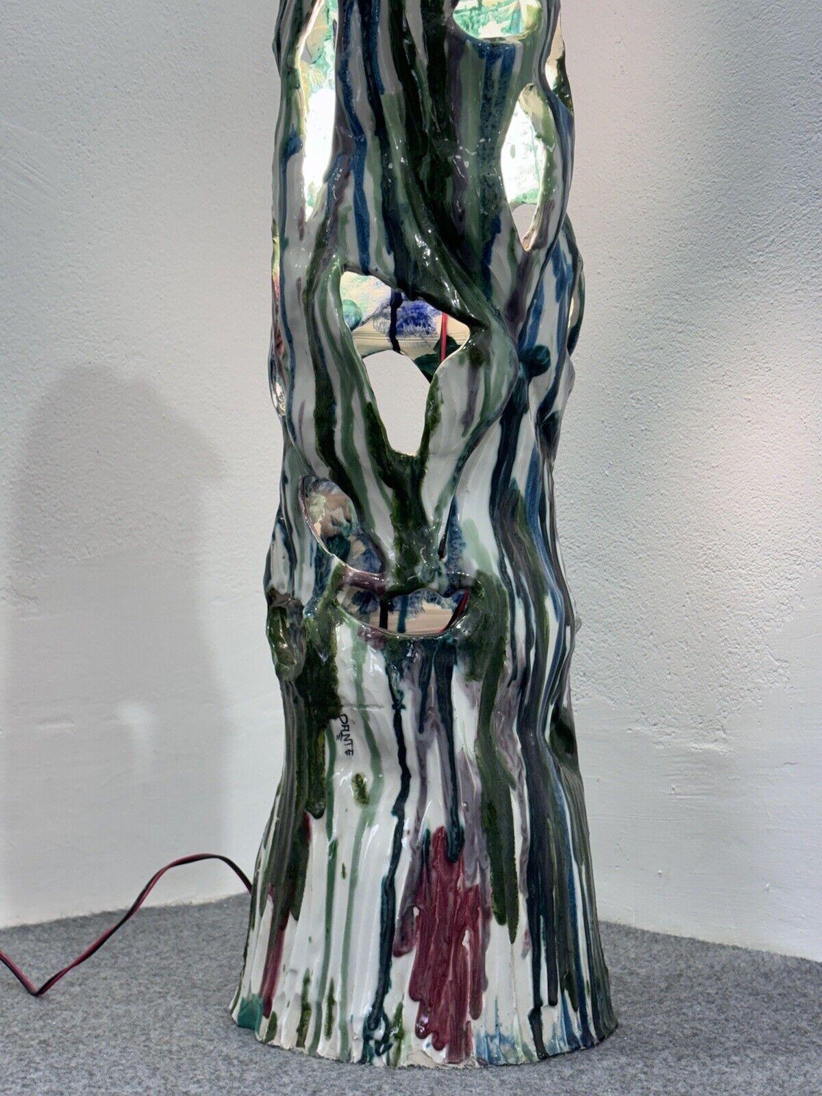 Ernesto Treccani Tischlampe aus Keramik, 1960er Jahre Modernes Design (Mid-20th Century) im Angebot