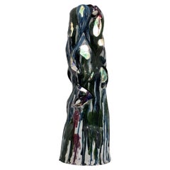 Lampe de table en céramique d'Ernesto Treccani, design moderne des années 1960