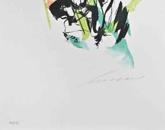 Flores - Litografía de Ernesto Treccani - 1973