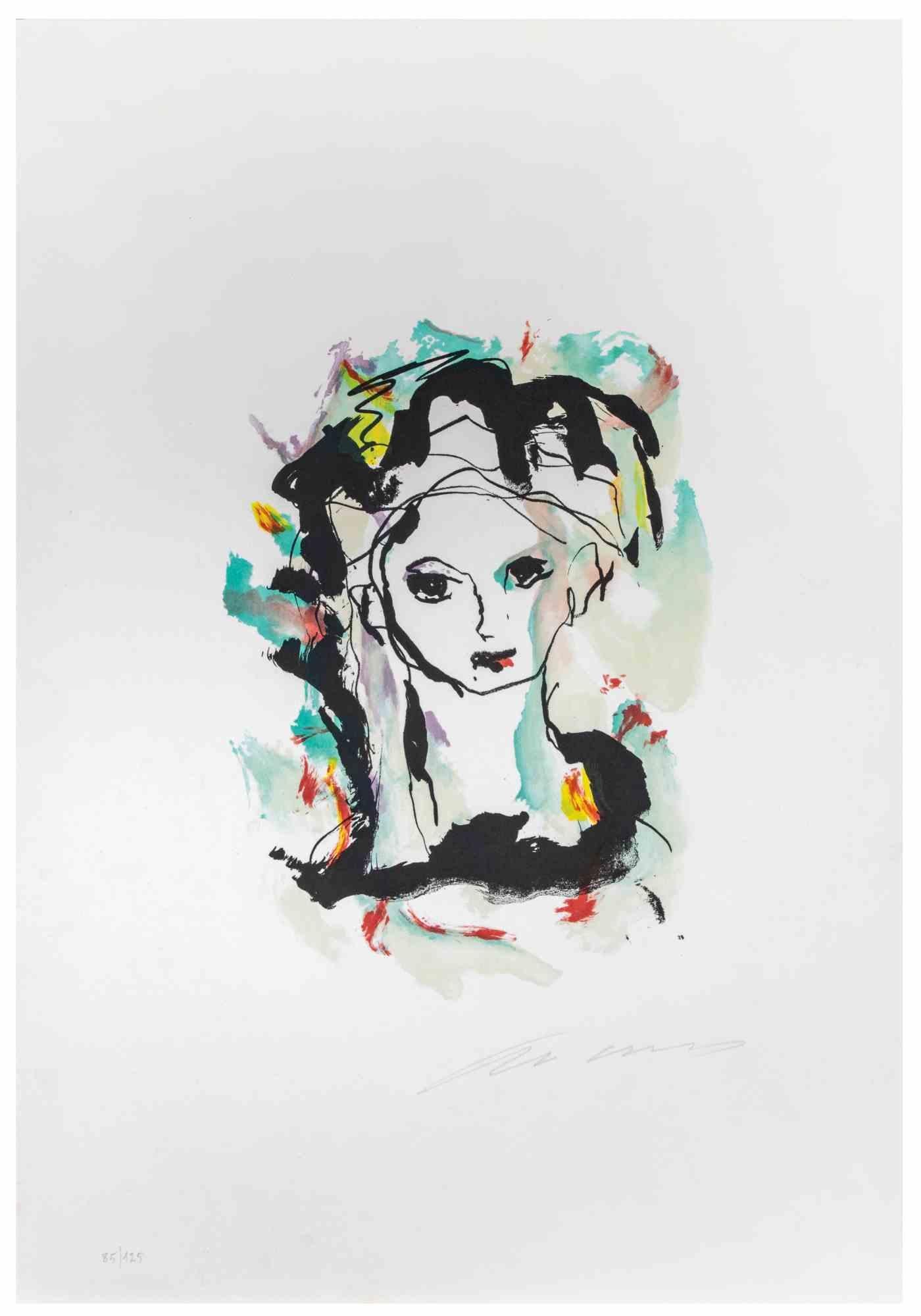 Portrait is a Lithograph realized by Ernesto Treccani in 1970s.

Limited edition of 125, editor "La Nuova Foglio SPA".

Very good condition on a white cardboard.

Hand-signed and numbered by the artist with pencil on the lower margin.

Ernesto