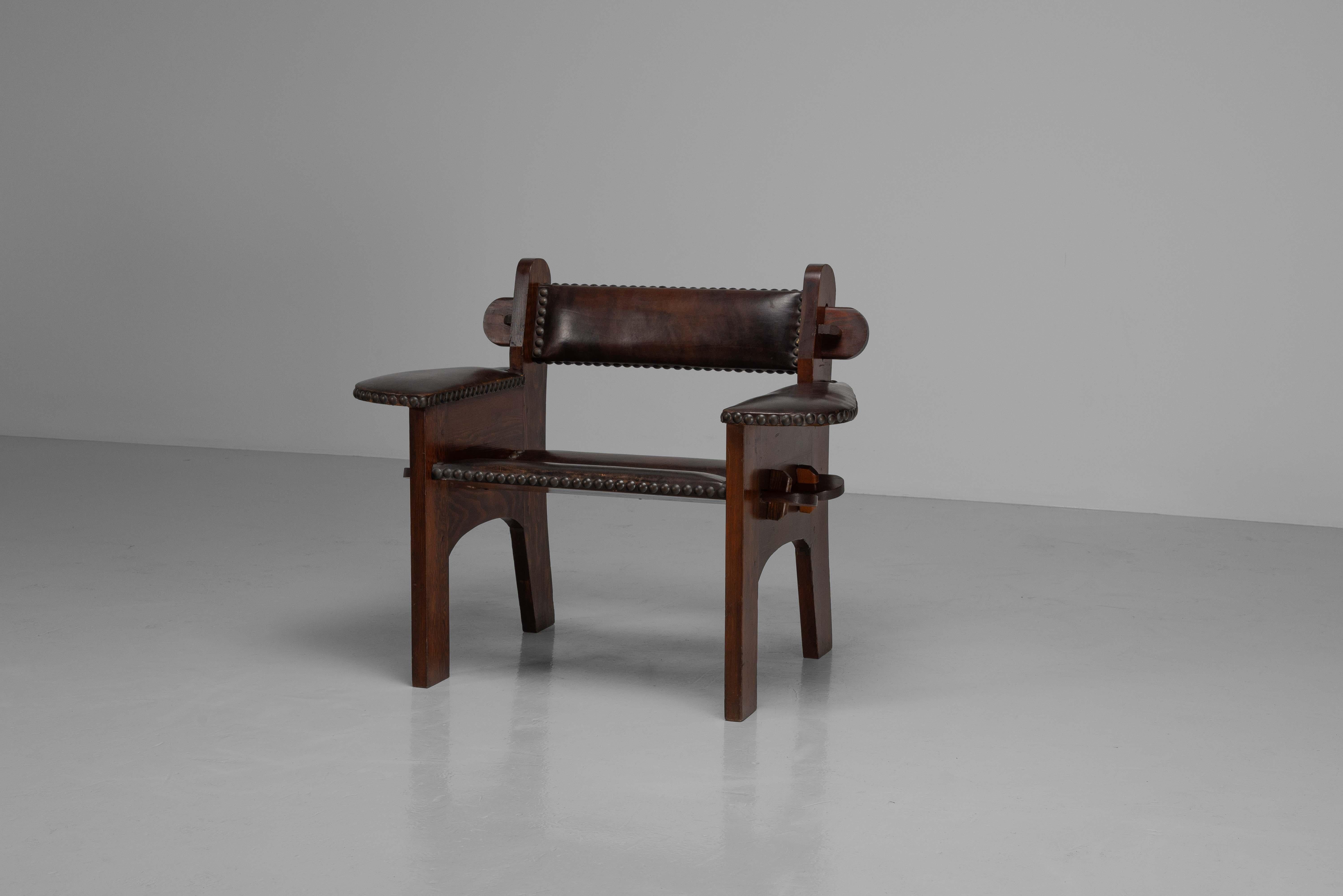 Ernesto Valabrega armchair made in Italy 1950 For Sale 2