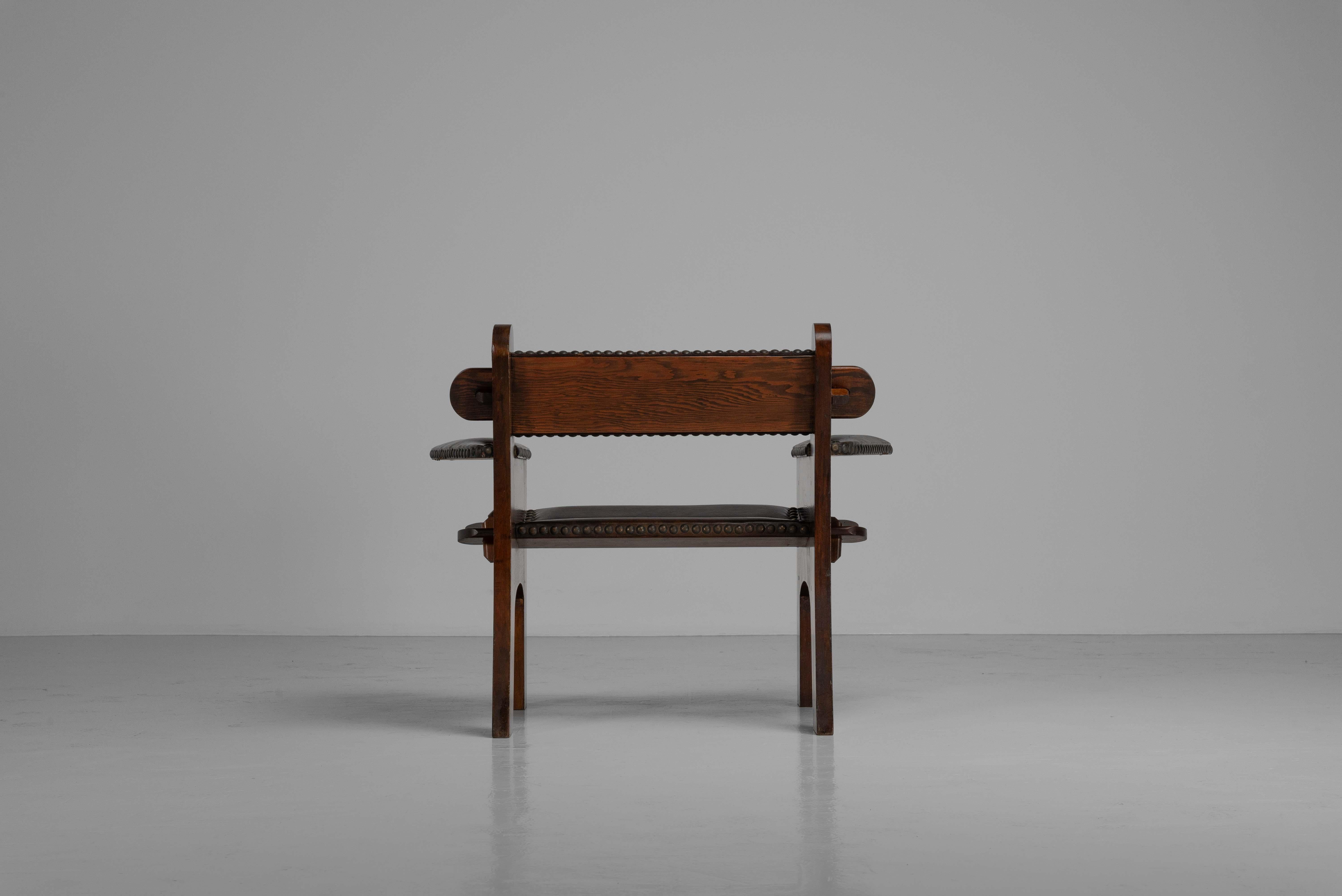 Ernesto Valabrega armchair made in Italy 1950 For Sale 6