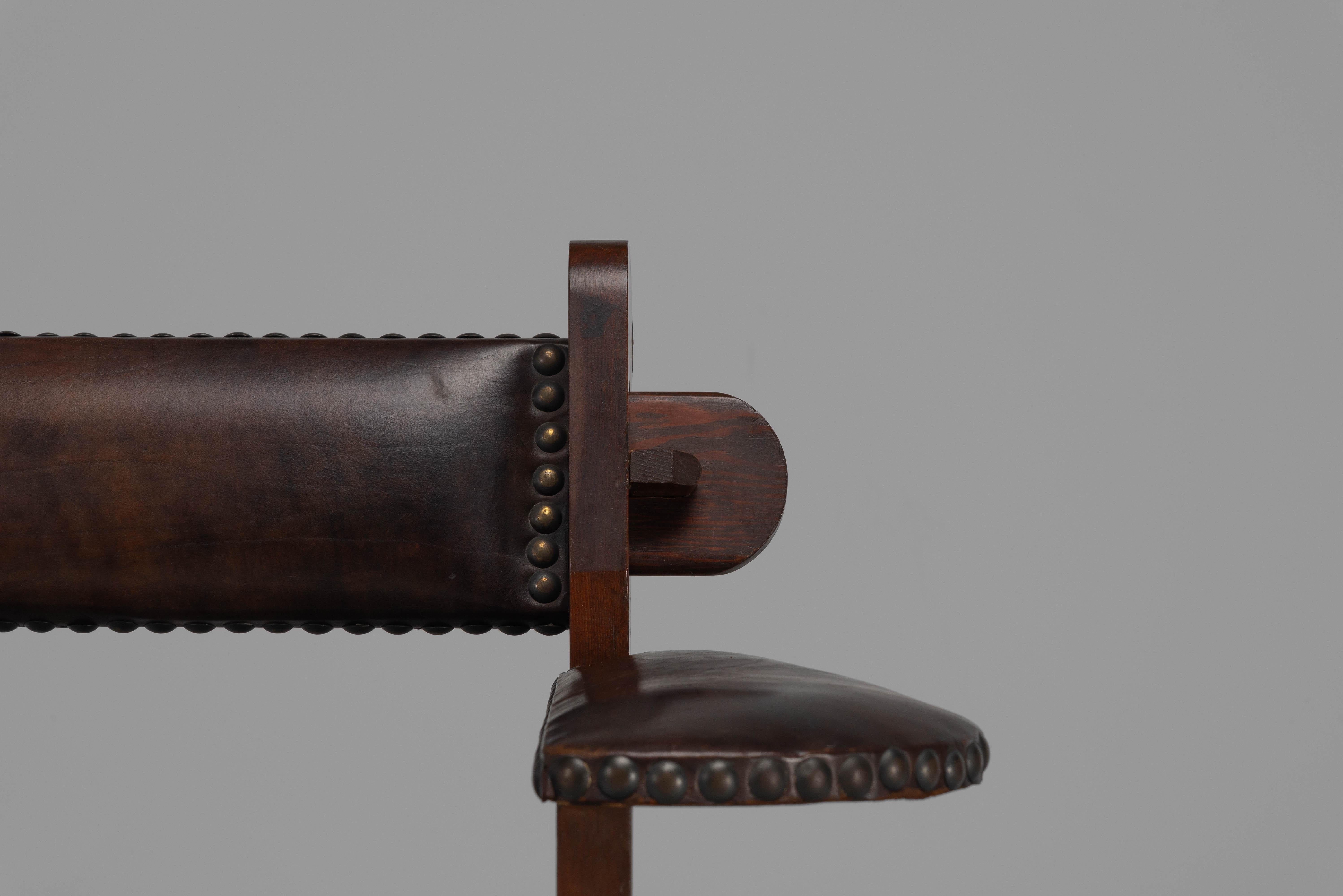 Italian Ernesto Valabrega armchair made in Italy 1950 For Sale