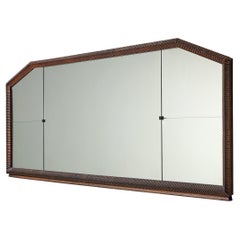 Ernesto Valabrega Large Console Mirror in Oak