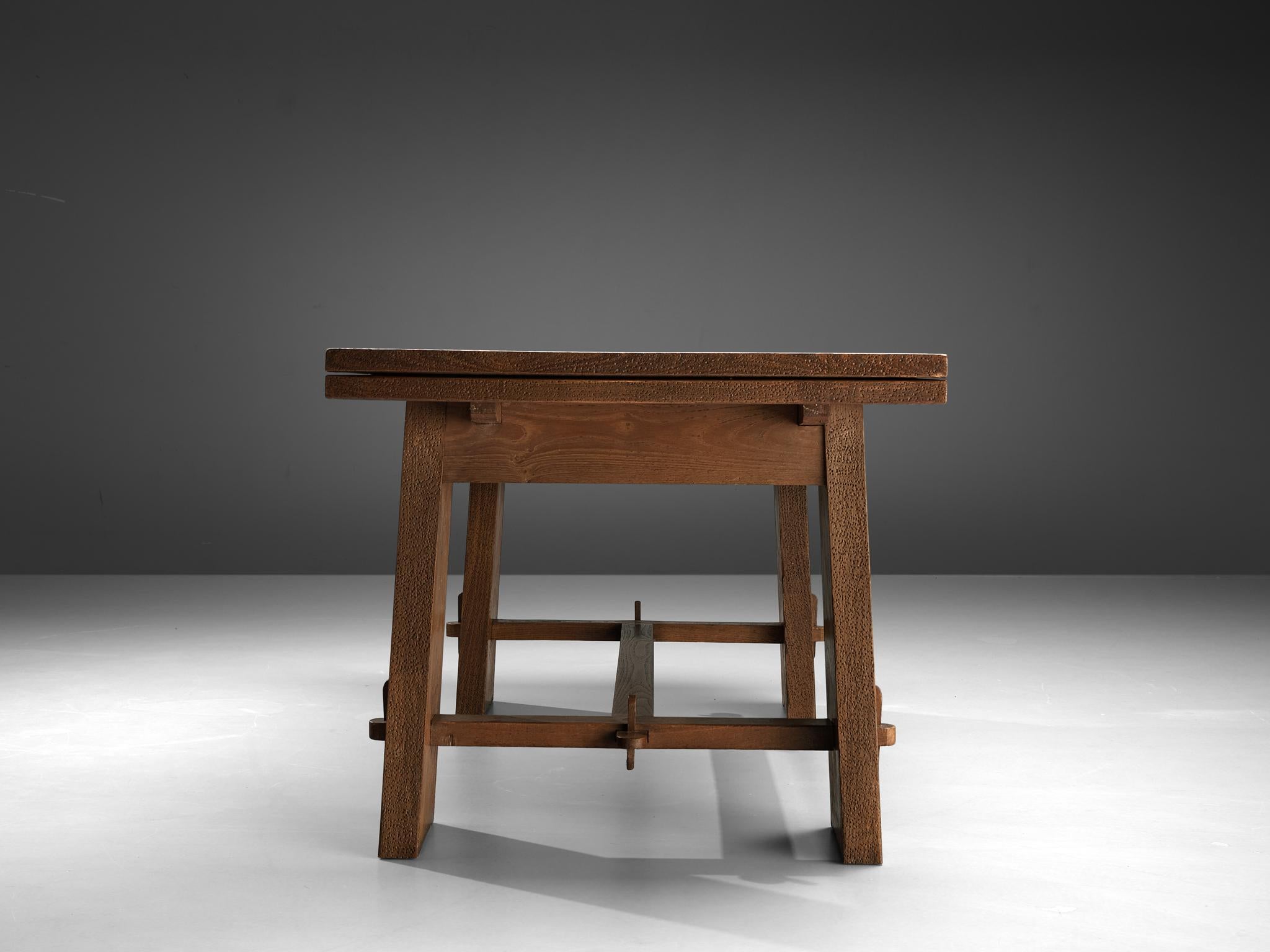 Ernesto Valabrega Extendable Dining Table in Oak 7