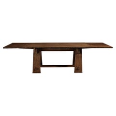 Vintage Ernesto Valabrega Extendable Dining Table in Oak