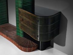 Ernesto Valabrega for Studio Vittorio Valabrega Decorative Fireplace Mantel