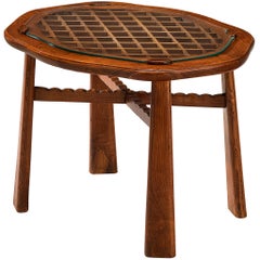Ernesto Valabrega for Vittorio Valabrega Coffee Table in Chestnut