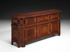 Ernesto Valabrega für Vittorio Valabrega Sideboard aus Eiche