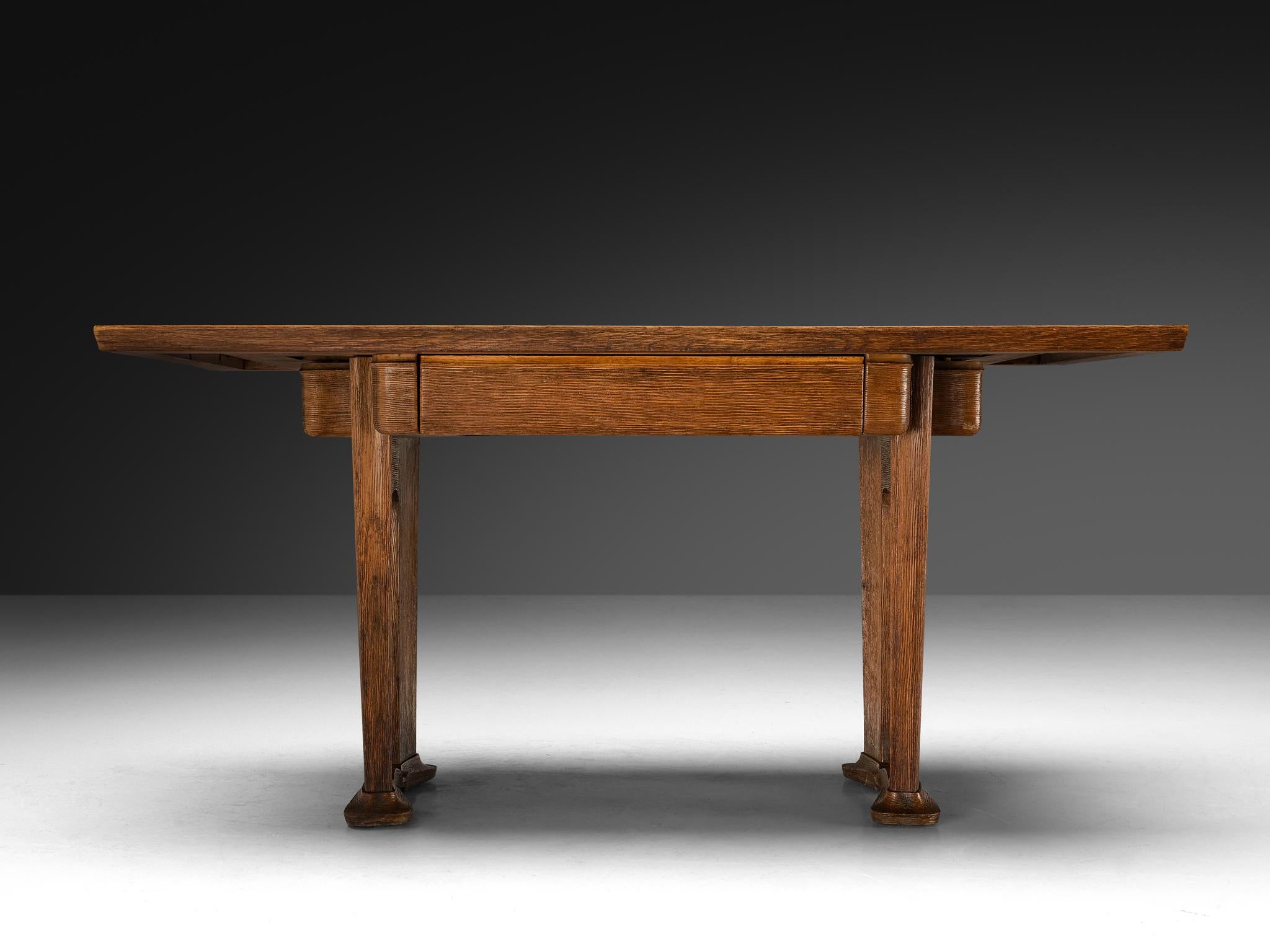 Scrivania Ernesto Valabrega per Vittorio Valabrega in Oak in vendita 1