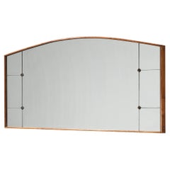 Ernesto Valabrega grand miroir en châtaignier R2D2